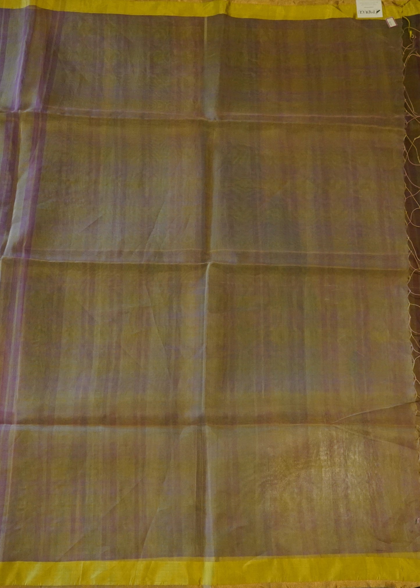 Bengal Pure Organza Zari Border Handloom Saree
