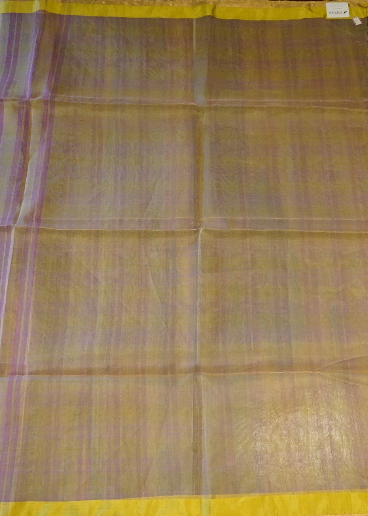 Bengal Pure Organza Zari Border Handloom Saree
