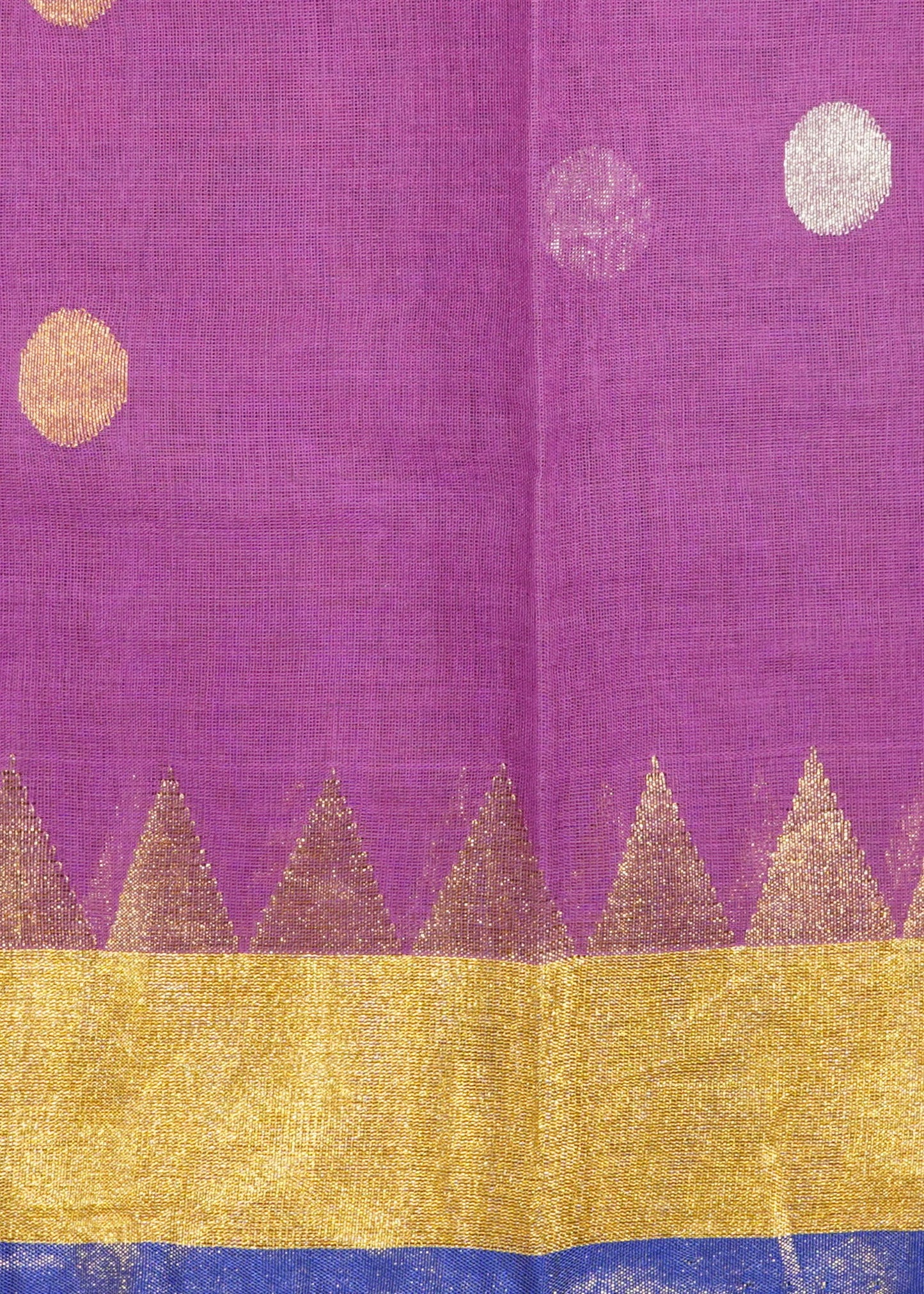 Pink Ponduru Buti Jamdani Pure Cotton Handloom Saree