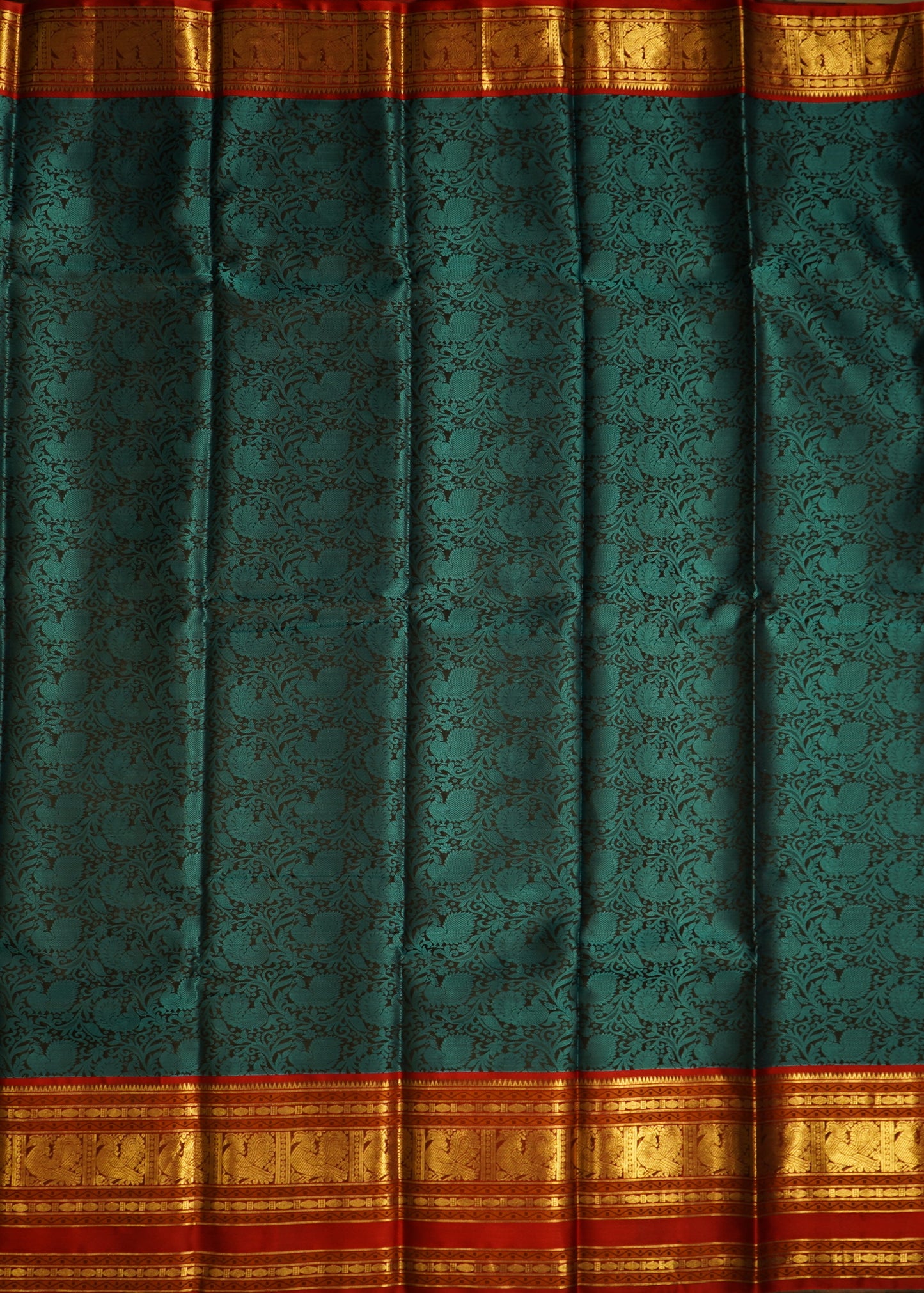 Blue Kanchi All Over Butti Pure Silk Handloom Saree