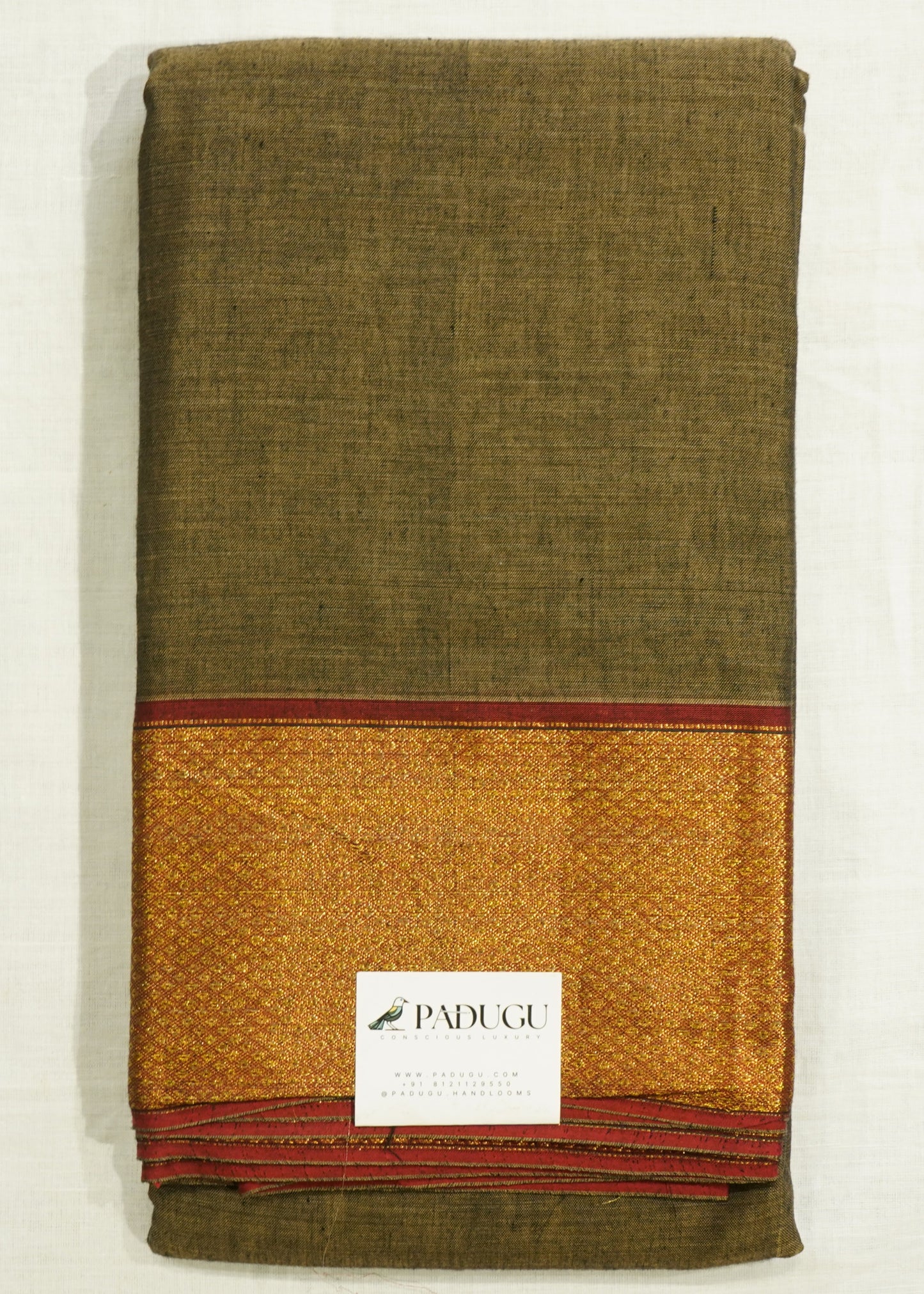 Green Narayanpet Pure Cotton Handloom Saree