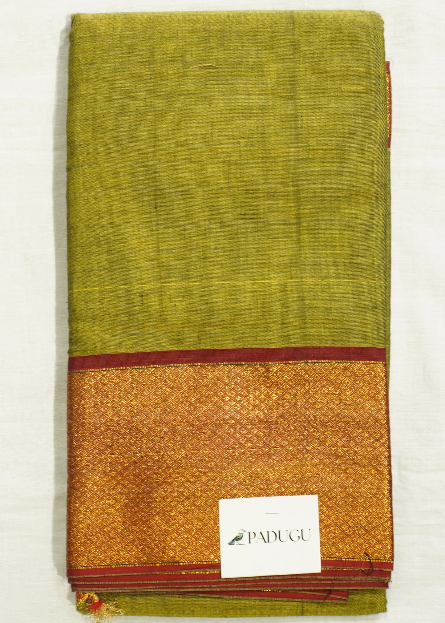 Green Narayanpet Pure Cotton Handloom Saree