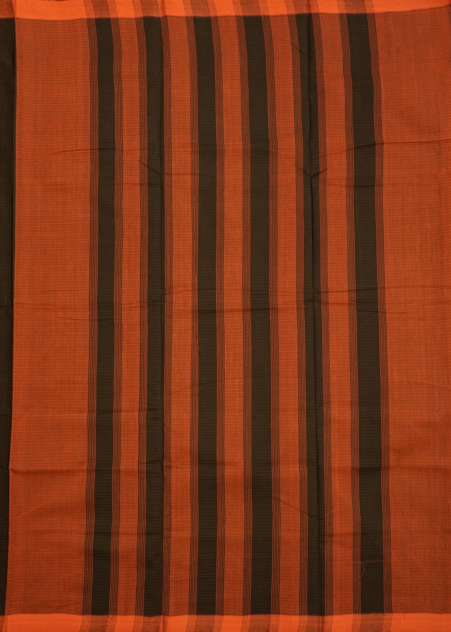 Coffee Brown Mangalagiri Missing Checks Pure Cotton Handloom Saree
