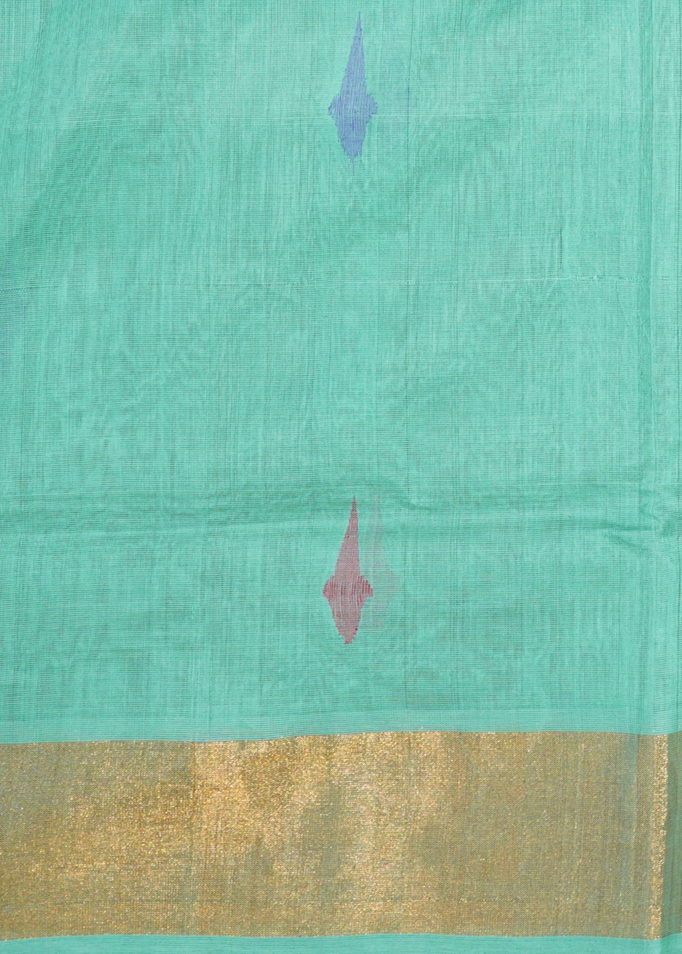 Light Green East Godavari All Over Pure Cotton Handloom Saree