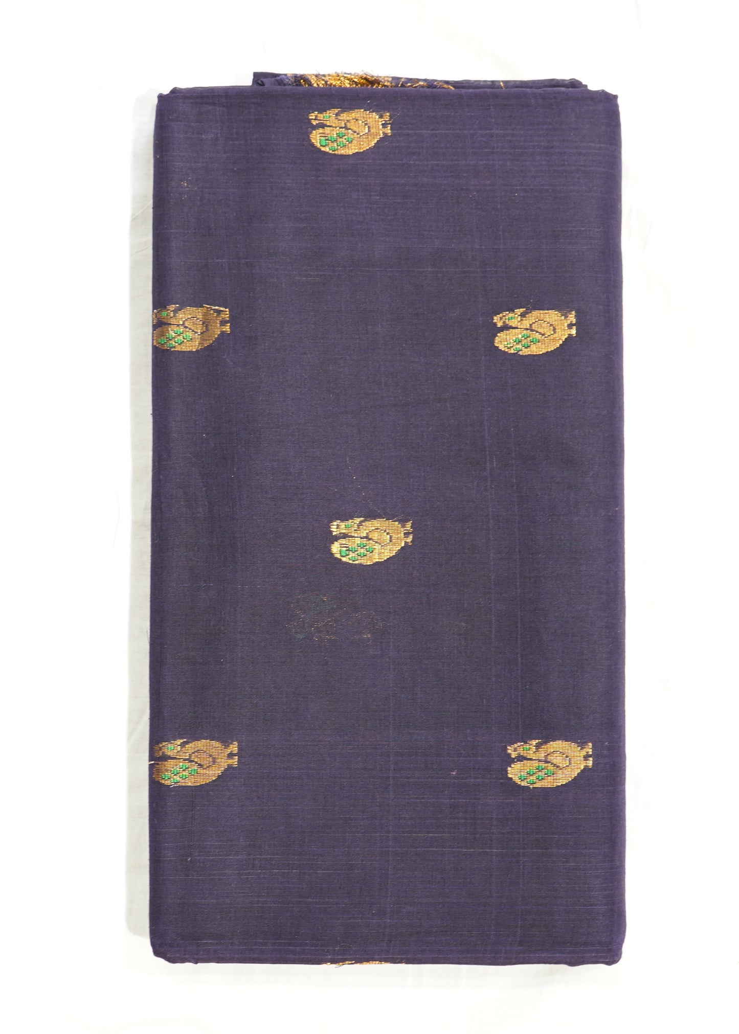 Navy Blue East Godavari Nemali Design Pure Cotton Handloom Saree