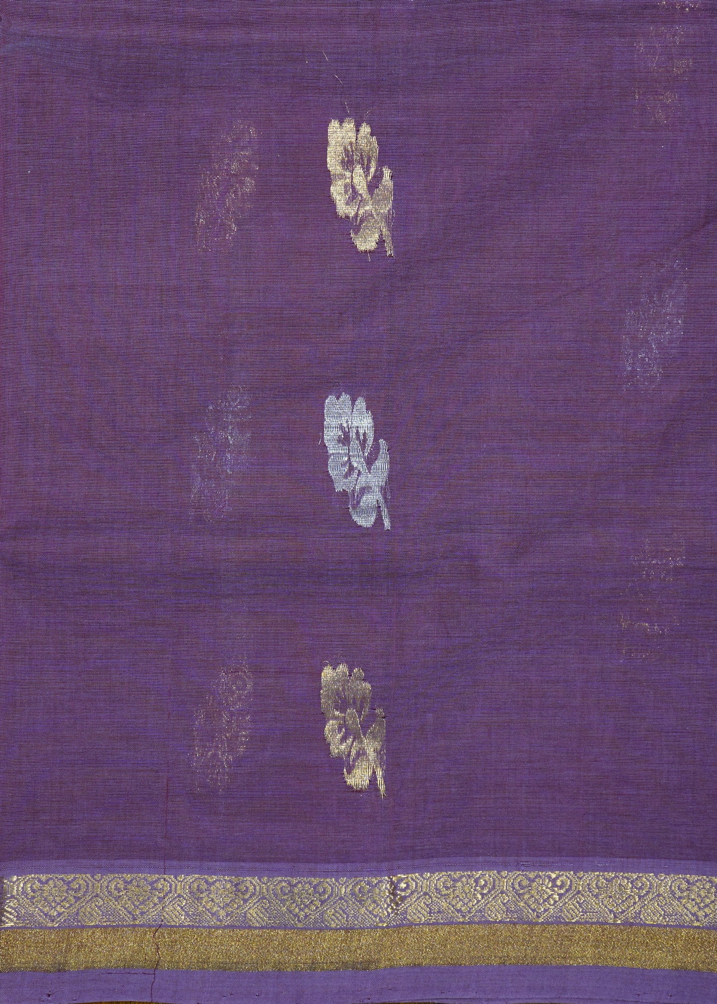 Dark Wine East Godavari Parijatham Design Pure Cotton Handloom Saree