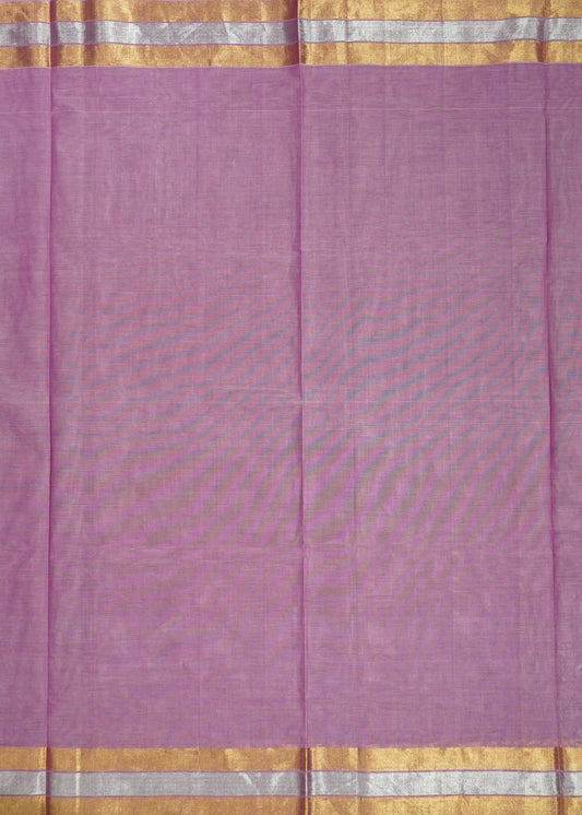Pink East Godavari Pallu Jamdani Pure Cotton Handloom Saree