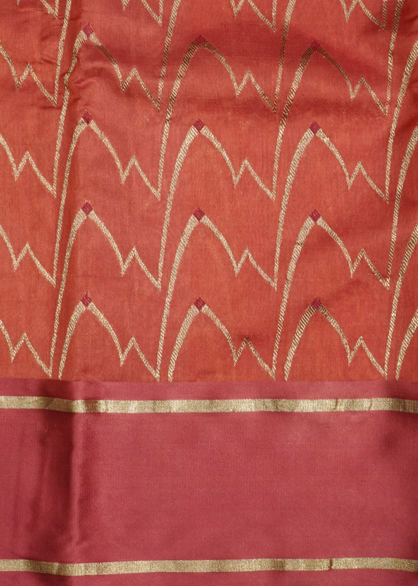 Pink Chanderi All over Zari Buti Pure Silk Handloom Saree