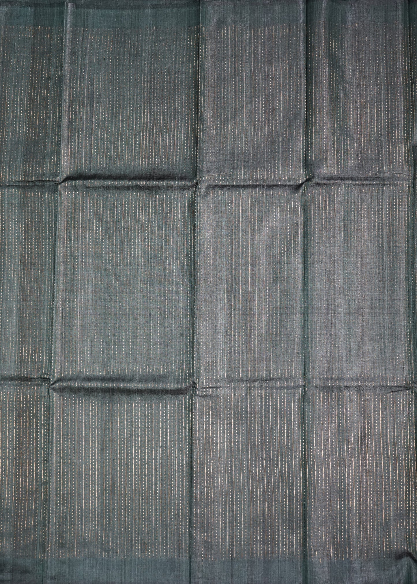 Green Kosa Tussar Pure Silk Handloom Saree