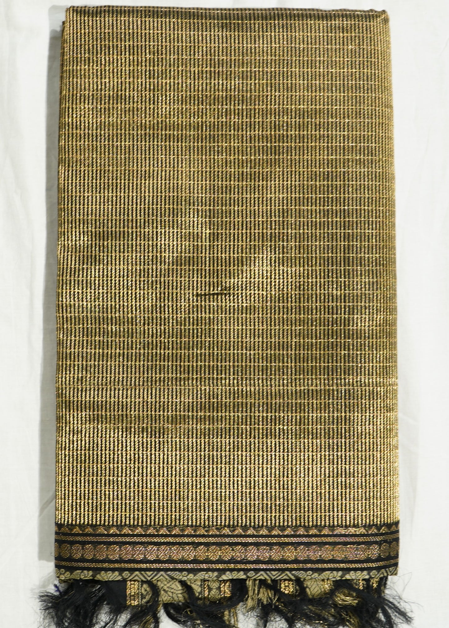 Jade Kanchi Zari Buti Pure Silk Handloom Saree