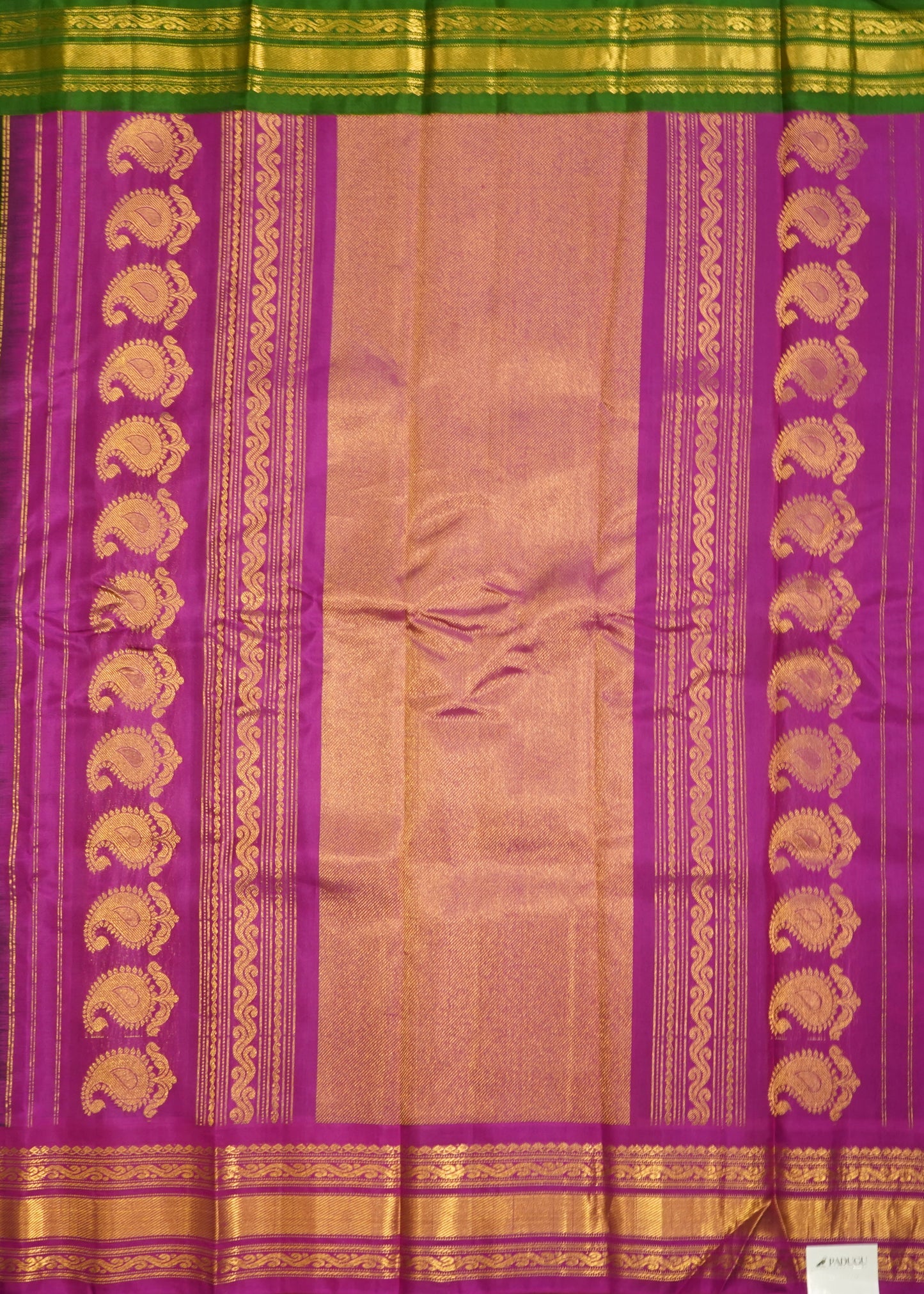 Black Gadwal Zari Buti Pure Silk Handloom Saree
