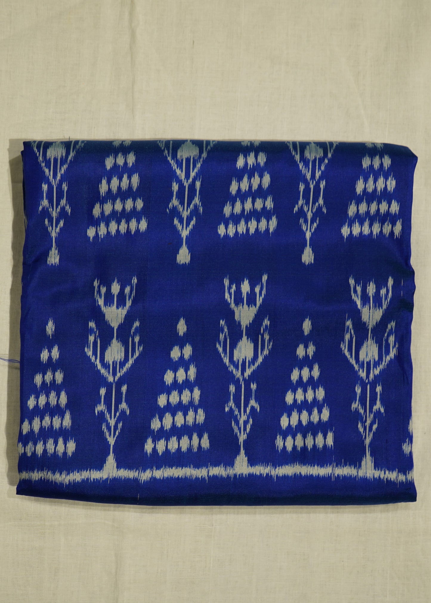 Blue Ikkat Orissa Tribal Pure Silk Handloom Saree