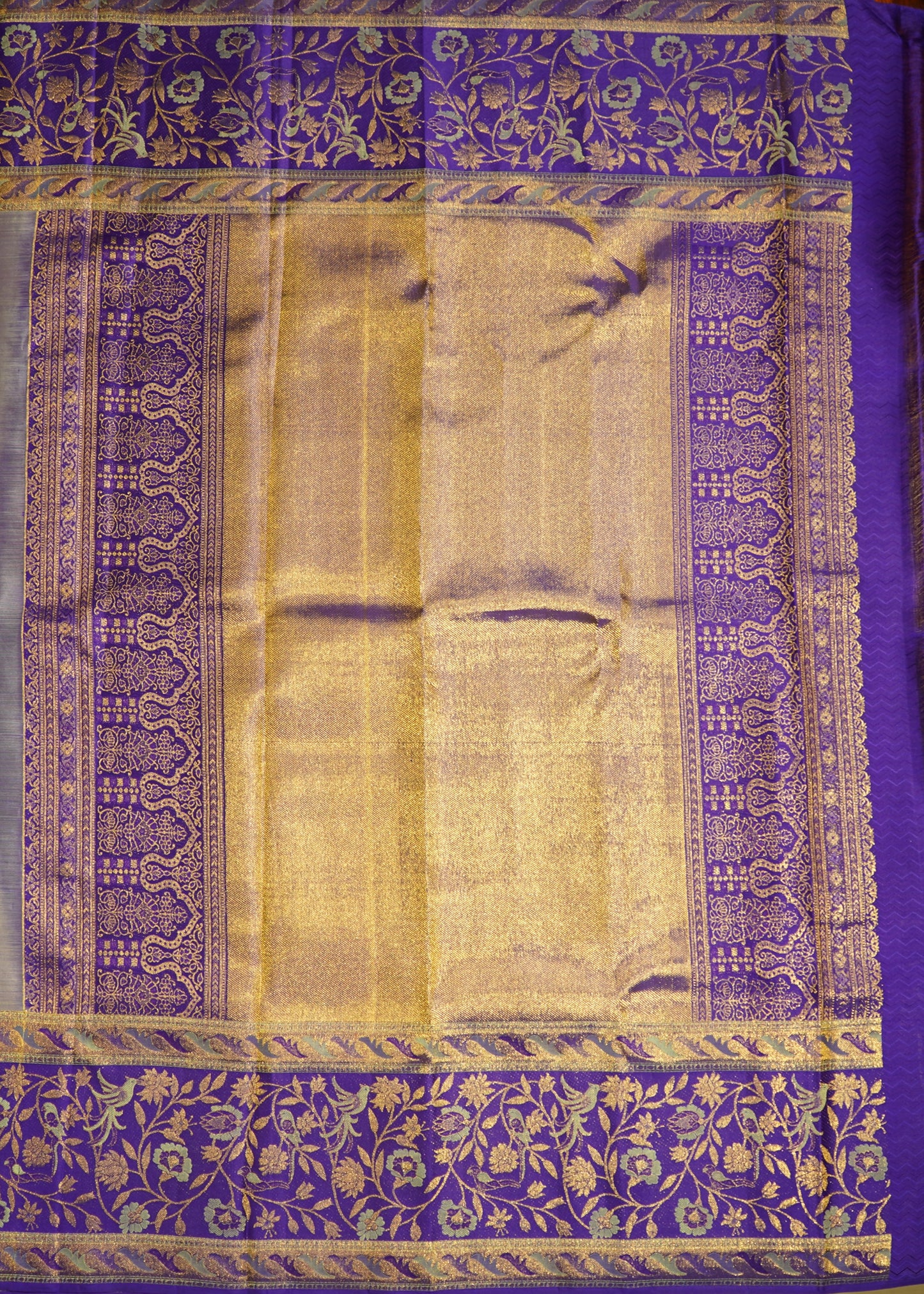Green Kanchi All Over Pure Silk Handloom Saree