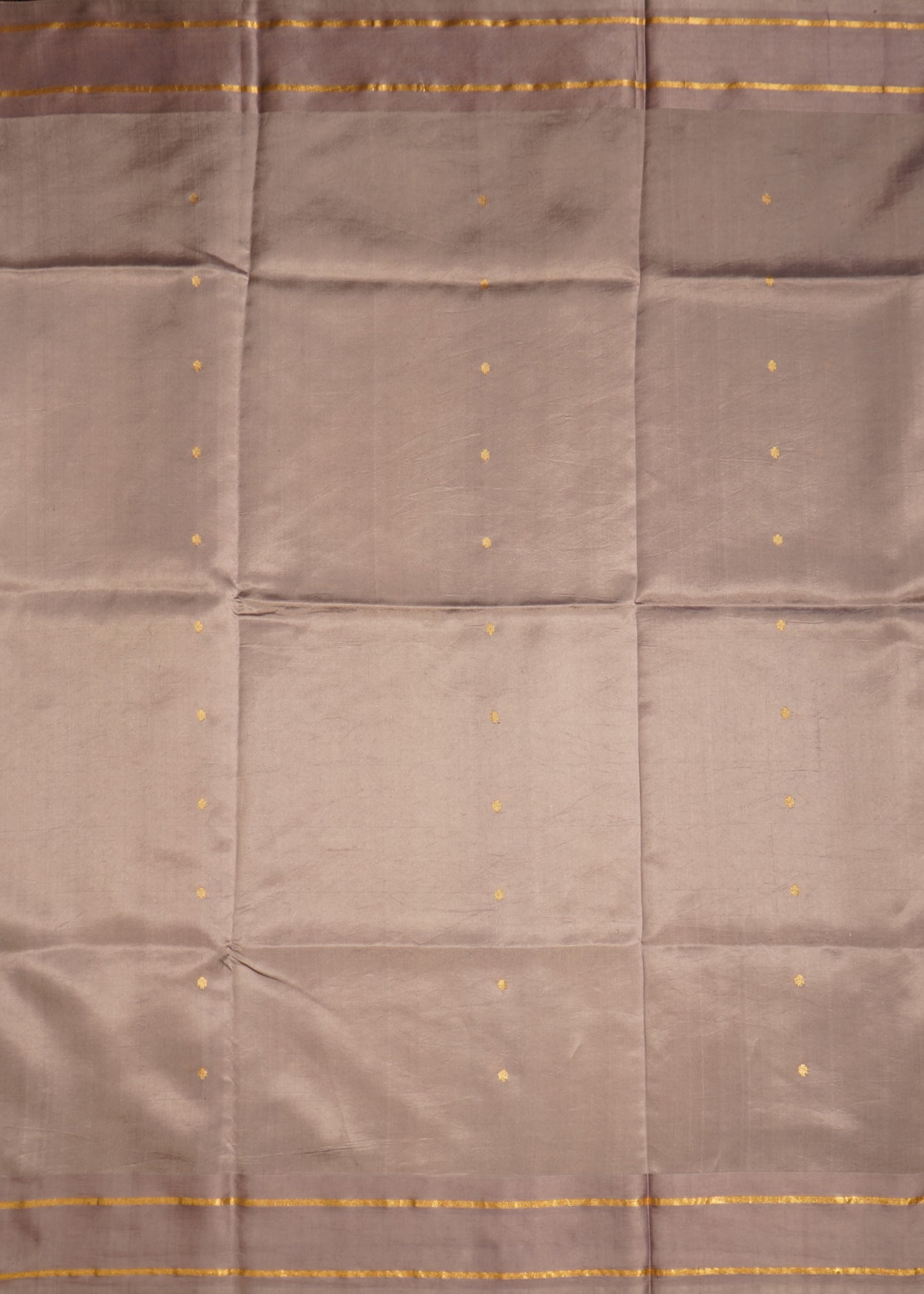 Lavender Banaras Iktara Pure Silk Handloom Saree