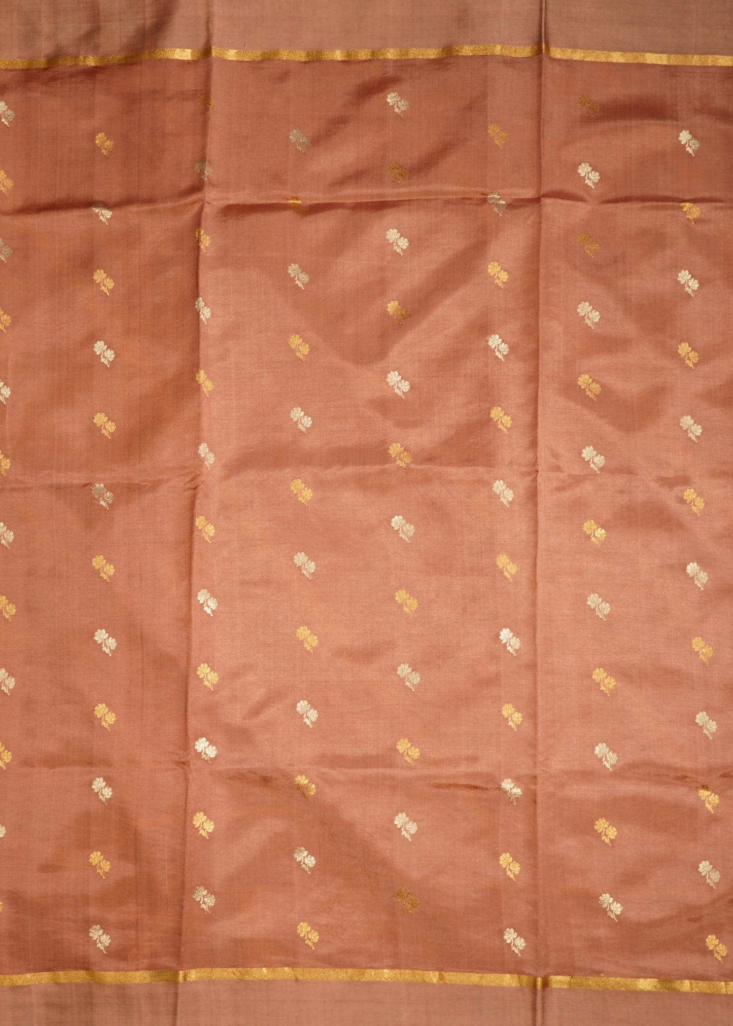 Light Pink Banaras Iktara Pure Silk Handloom Saree
