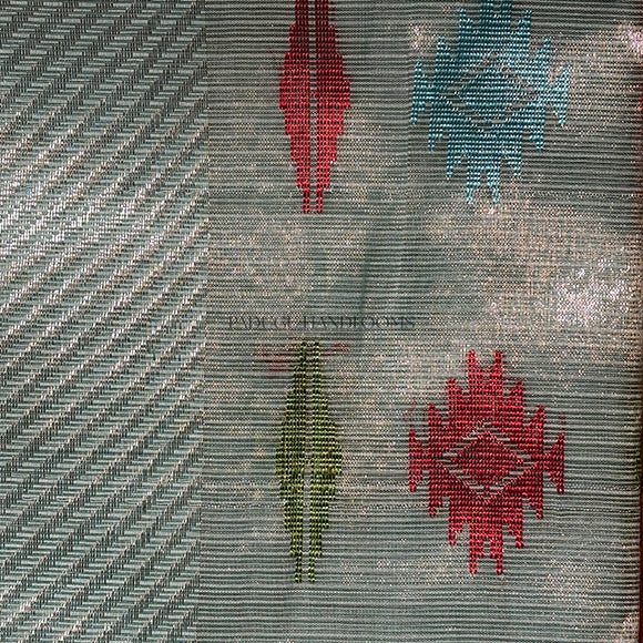 Sea Blue Zari Kota Pure Handloom Saree