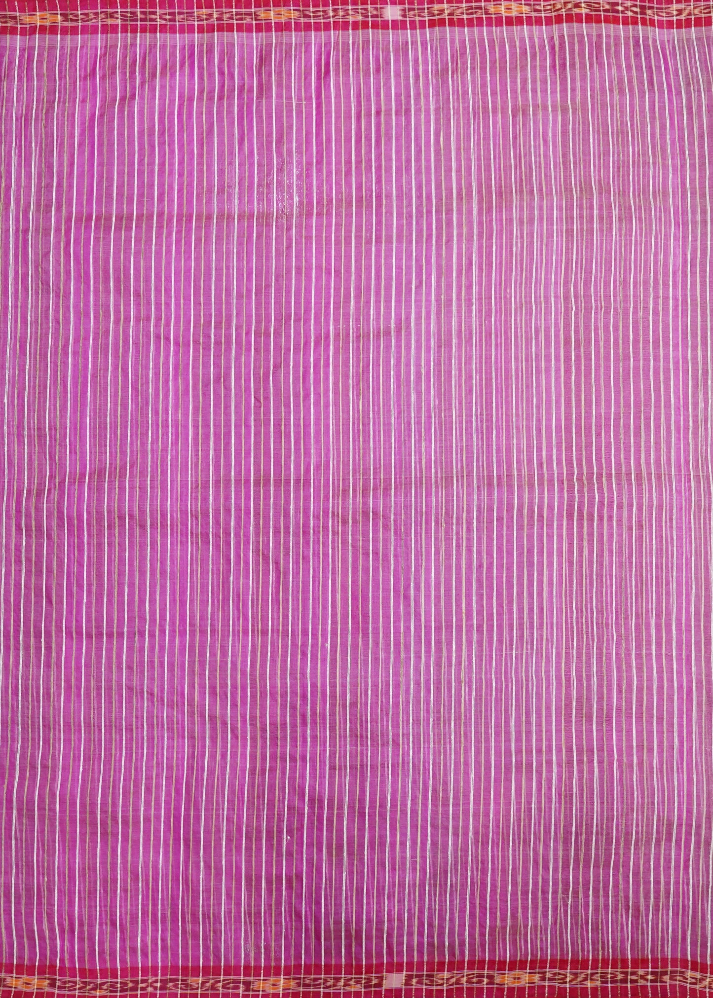 Pink Orissa Net Pure Silk Handloom Saree