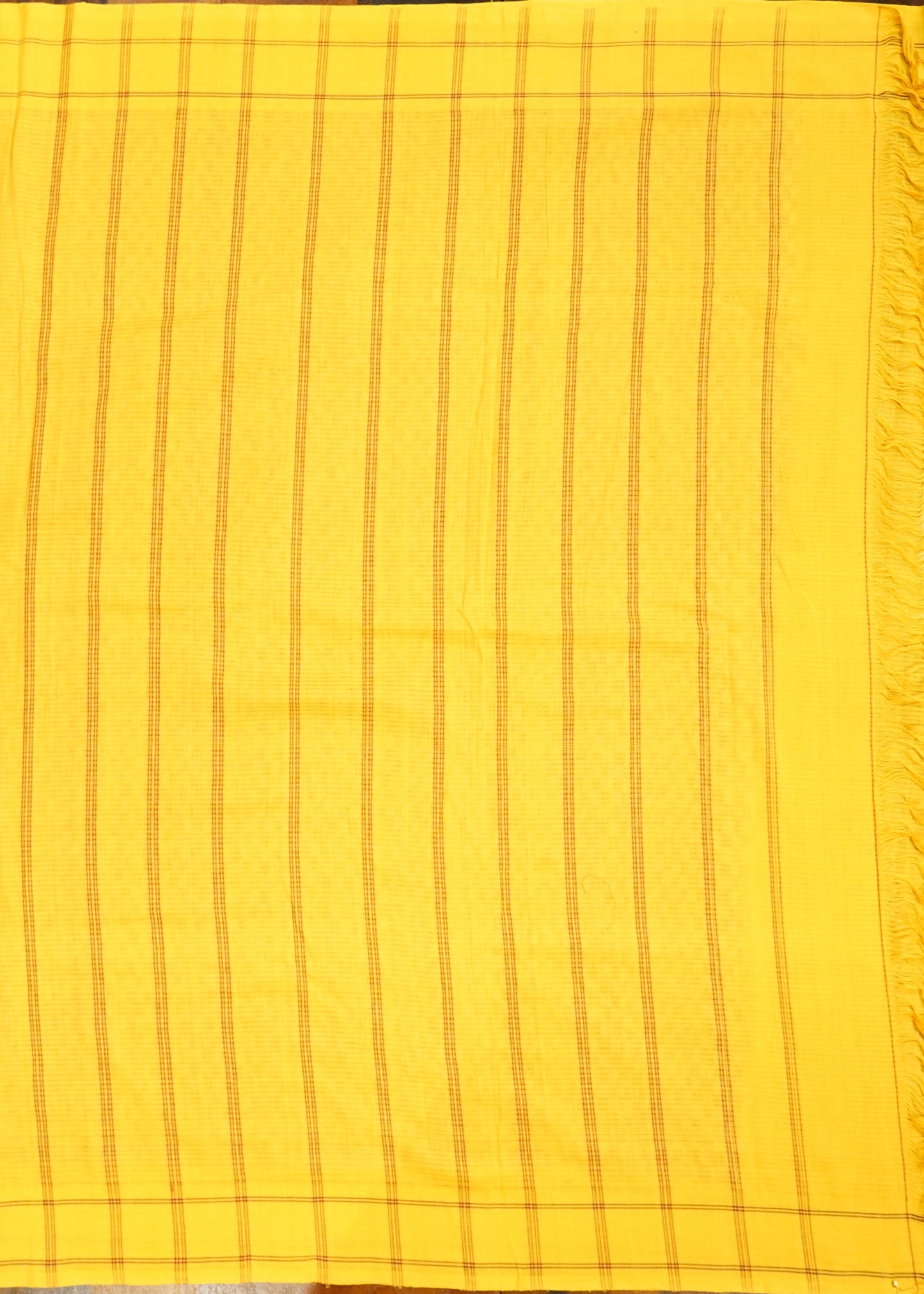 Pink Pochampally Ikkat Missing Checks Pure Cotton Handloom Saree