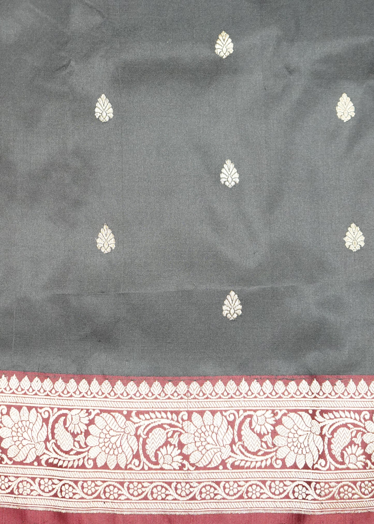 Black Banaras Katan Silk Saree