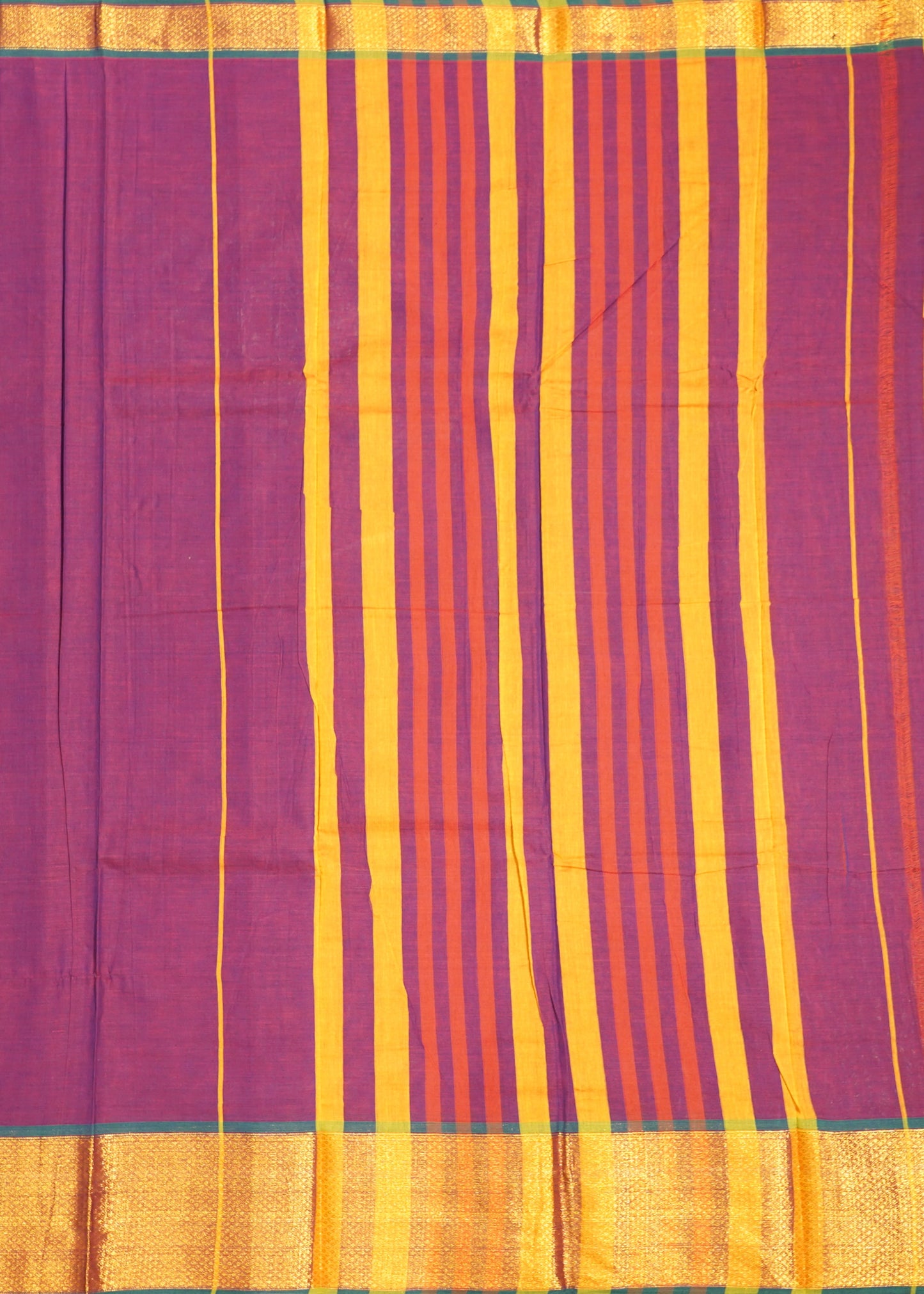 Voilet Narayanpet Pure Cotton Handloom Saree