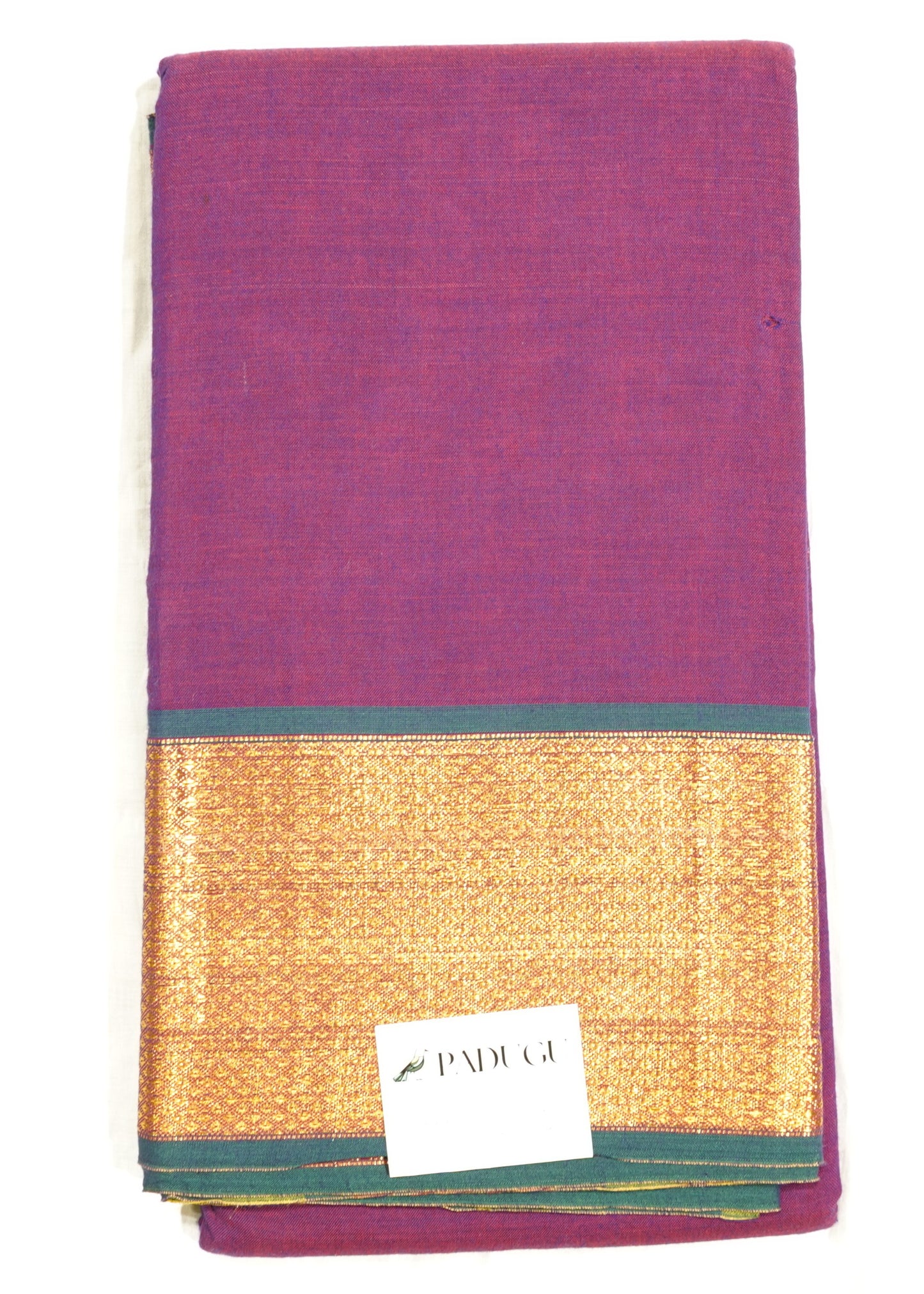 Voilet Narayanpet Pure Cotton Handloom Saree