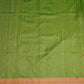 Light Green Gadwal Zari Buti Stripes Pure Silk Handloom Saree