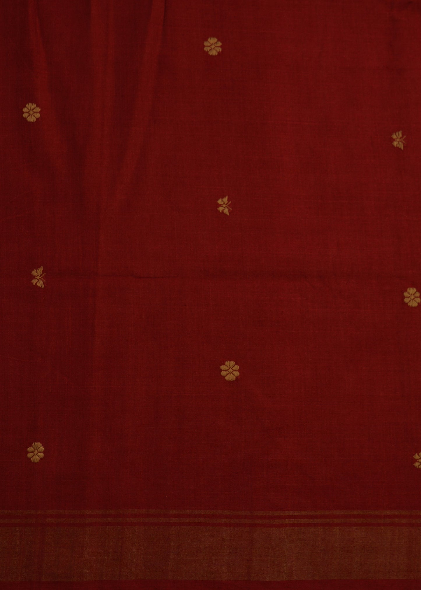 Marron Eri Silk Pure Handloom Saree