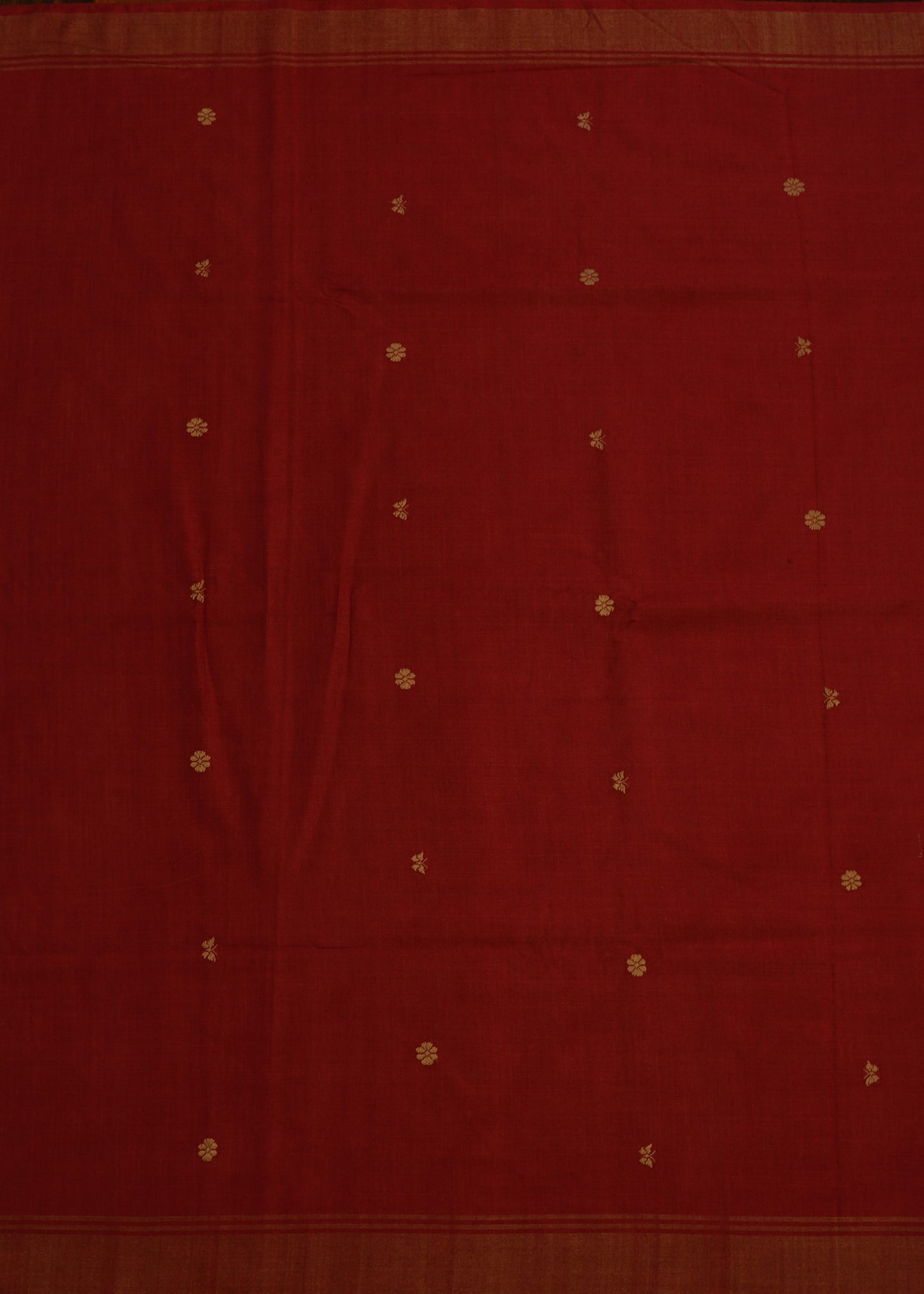 Marron Eri Silk Pure Handloom Saree