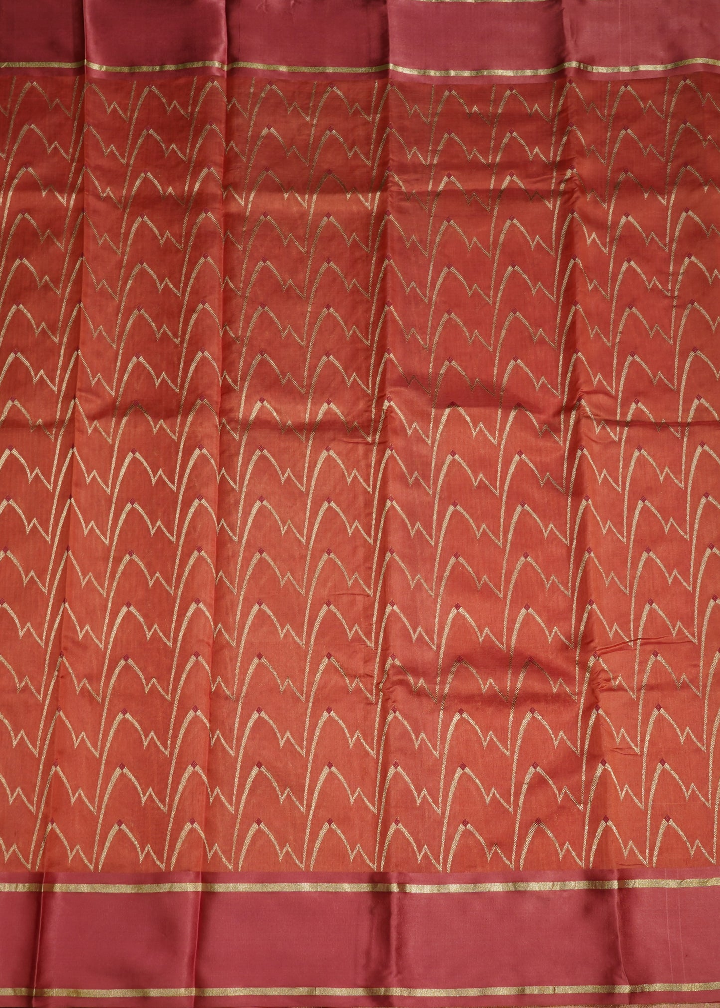 Pink Chanderi All over  Zari Buti Pure Silk Handloom Saree