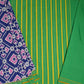 Blue Pochampally Ikkat Patola Handloom Saree