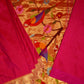 Dark Pink Paithani Pure Silk Handloom Saree