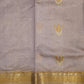 Lavender Chanderi Zari buti  Pure Silk Handloom Saree