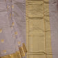 Lavender Chanderi Zari buti  Pure Silk Handloom Saree