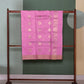 Baby Pink Chanderi Cotton Silk Pure Handloom Saree