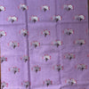 Lavendar Zari Kota Pure Handloom Saree