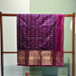 Violet Pochampally Ikkat Pure Silk Handloom Saree