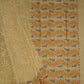 Light Brown Bengal Dhakai Cotton All Over Pure Handloom Saree