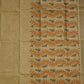 Light Brown Bengal Dhakai Cotton All Over Pure Handloom Saree