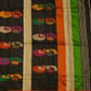 Black Bengal Tussar Gicha Thread Buti Handloom Saree