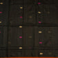 Black Bengal Tussar Gicha Thread Buti Handloom Saree