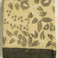 Cream Bengal Tussar All Over Pure Silk Handloom Saree