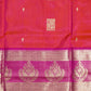 Pink Venkatagiri Zari Buti Pure Silk Handloom Saree