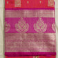 Pink Venkatagiri Zari Buti Pure Silk Handloom Saree