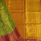 Parrot Green Kanchi All over Tissue Pure Silk Handloom Saree