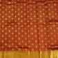 Red Kanchi Checks Zari Buti Pure Silk Handloom Saree