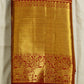 Red Kanchi Checks Zari Buti Pure Silk Handloom Saree