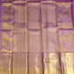 Violet Kanchi Checks All Over Zari Pure Silk Handloom Saree