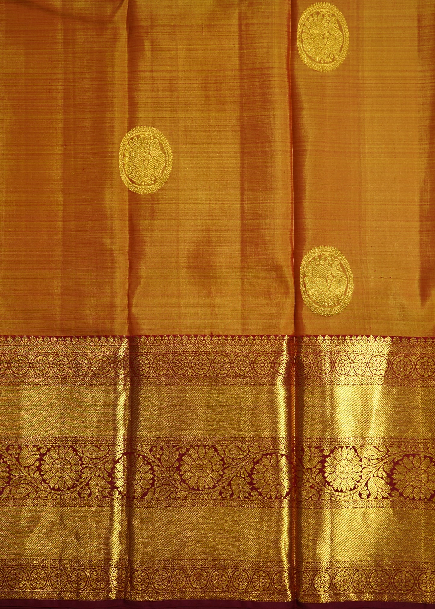 Kalanetha Kanchi Zari Butti Pure Silk Handloom Saree