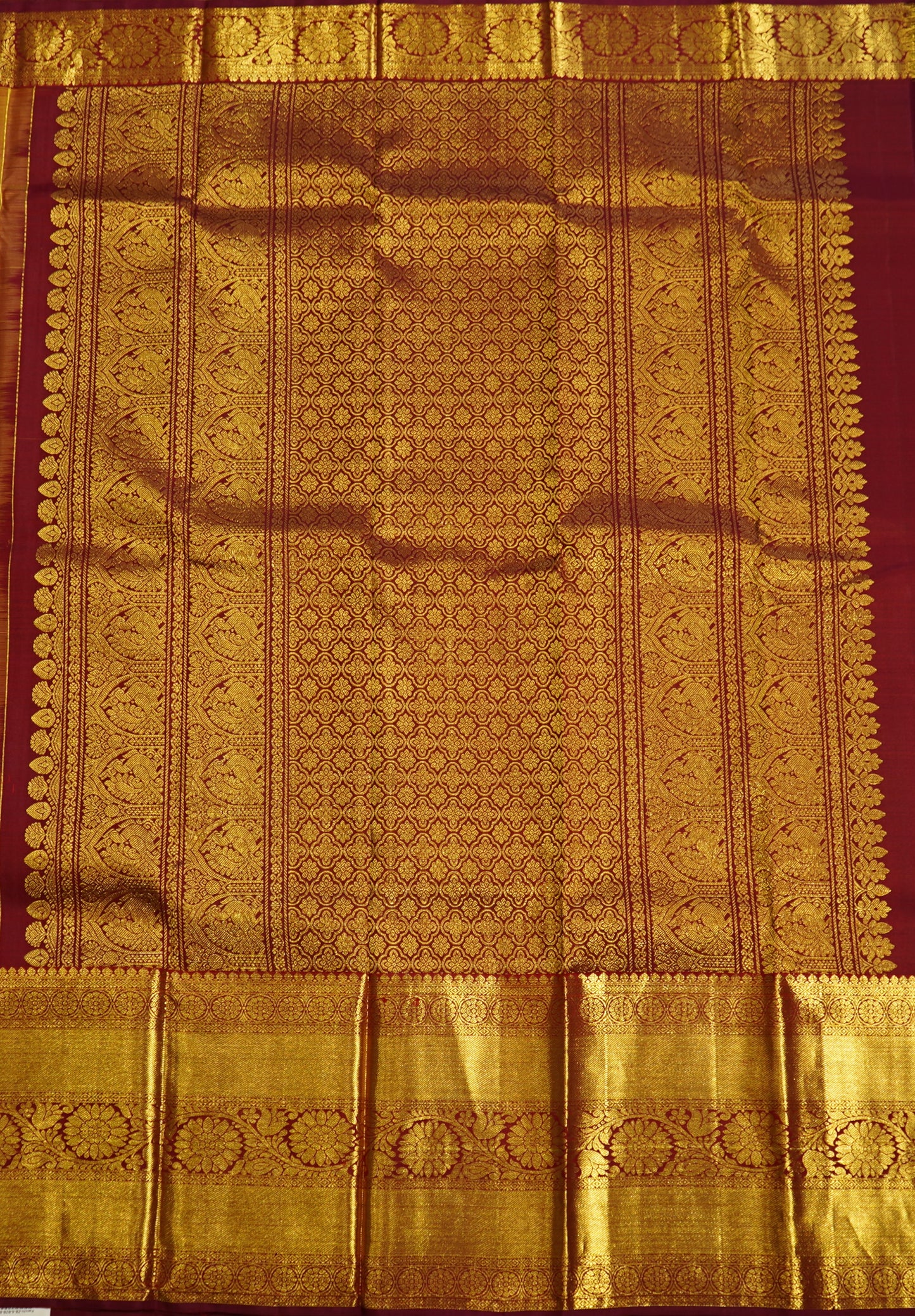 Kalanetha Kanchi Zari Butti Pure Silk Handloom Saree