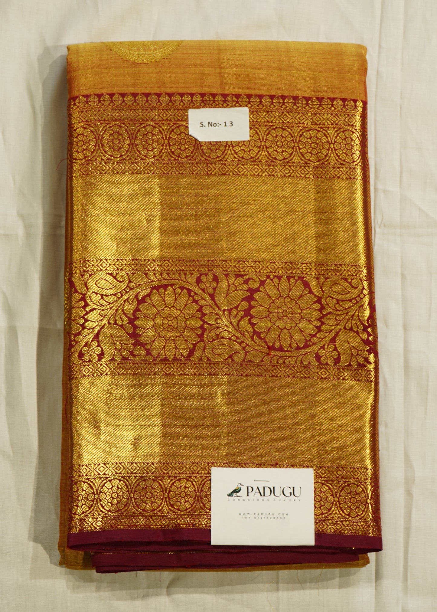 Kalanetha Kanchi Zari Butti Pure Silk Handloom Saree